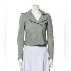 IRO lamb leather biker jacket